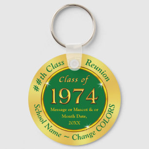 Cheap Green and Gold, Class of 1971 Favours Key Ring