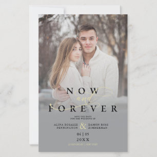 Cheap Grey Gradient Elegant Photo Script Wedding