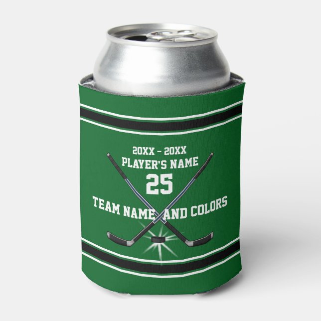 Cheap Hockey Gifts for Players Your Colours, Text Can Cooler (Can Front)