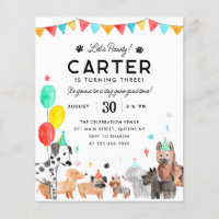 Cheap Let's Pawty Party Kids Puppy Dog Birthday