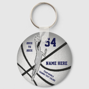 Cheap, Personalised Basketball Party Favours, BOYS Key Ring