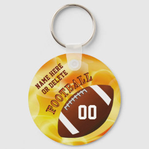 Cheap Personalised Football Keychains YOUR TEXT