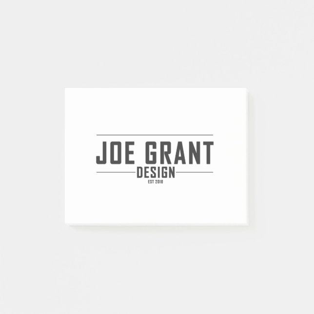 Cheap Personalised Items Post-it Notes (Front)