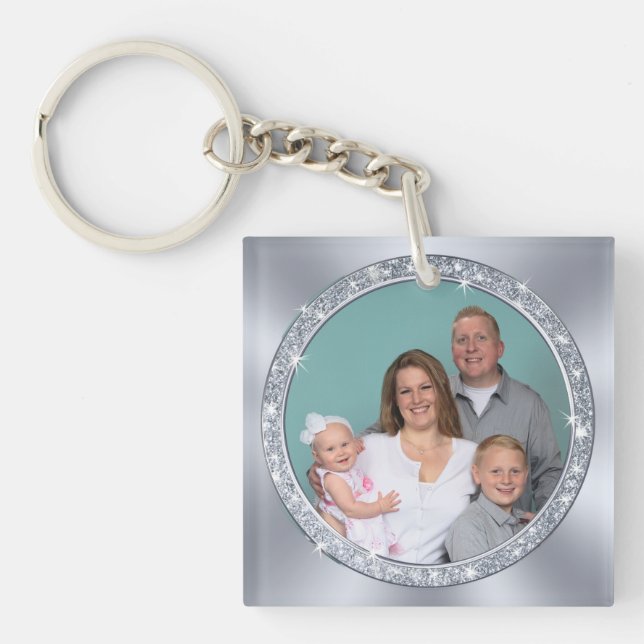 Cheap Personalised Photo Keychain Double Sided (Front)