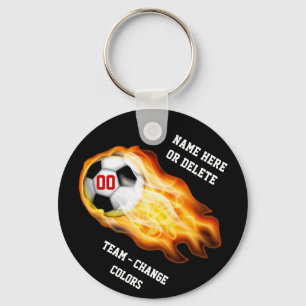 CHEAP Personalised Soccer Team Gifts Under $5.00 Key Ring