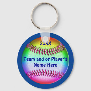 CHEAP Personalised Softball Team Gifts Key Ring