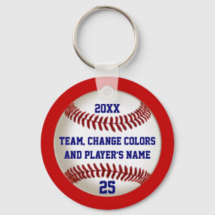 Cheap PERSONALIZED Baseball Keychains for Teams