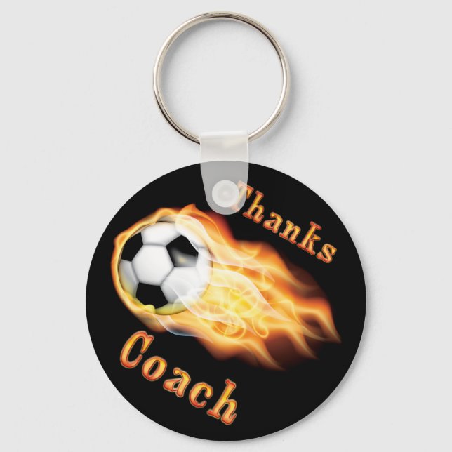 CHEAP Soccer Coach Gifts Ideas Soccer Keychains (Front)