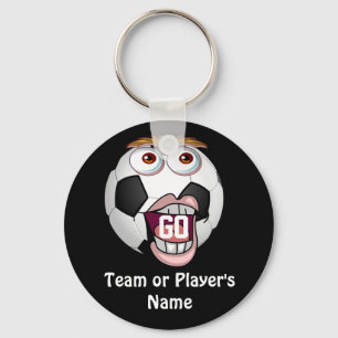 Cheap Soccer Gifts for Players TEAM NAME Under $4 Key Ring
