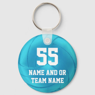 CHEAP Volleyball Team Gifts Your NUMBER and NAME Key Ring