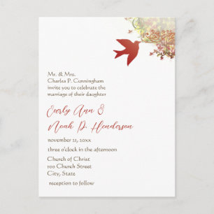 Cheap Wedding Invitation Postcards