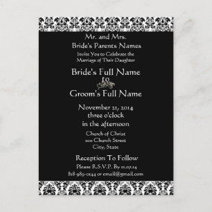 Cheap Wedding Invitation Postcards
