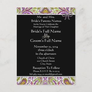 Cheap Wedding Invitation Postcards