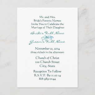 Cheap Wedding Invitation Postcards