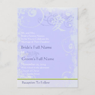 Cheap Wedding Invitation Postcards