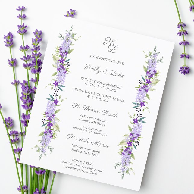 Cheap Wedding Purple Shades Flowers & Branches (Creator Uploaded)