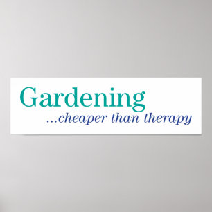 Cheaper Than Therapy Poster