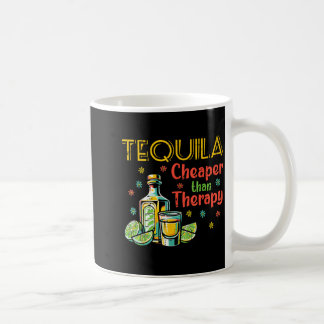 Cheaper Therapy Funny Mexican Party Fiesta Men Coffee Mug