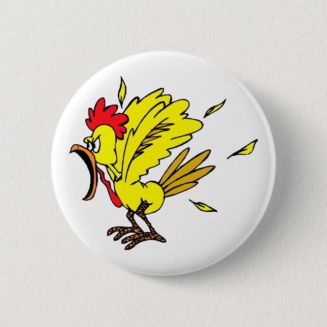 Cheapo Chicken 6 Cm Round Badge (Front)
