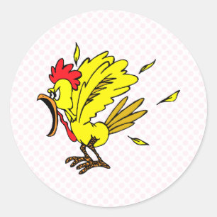Cheapo Chicken Classic Round Sticker