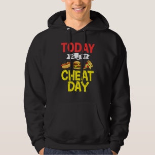Cheat Day Diet Food Workout Quotes Fitness Gym 2 Hoodie