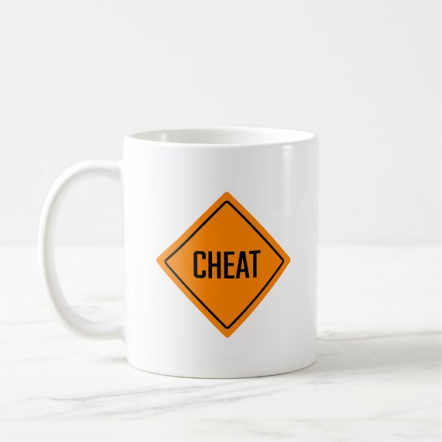 Cheat Word Sign | Classic Mug (Left)