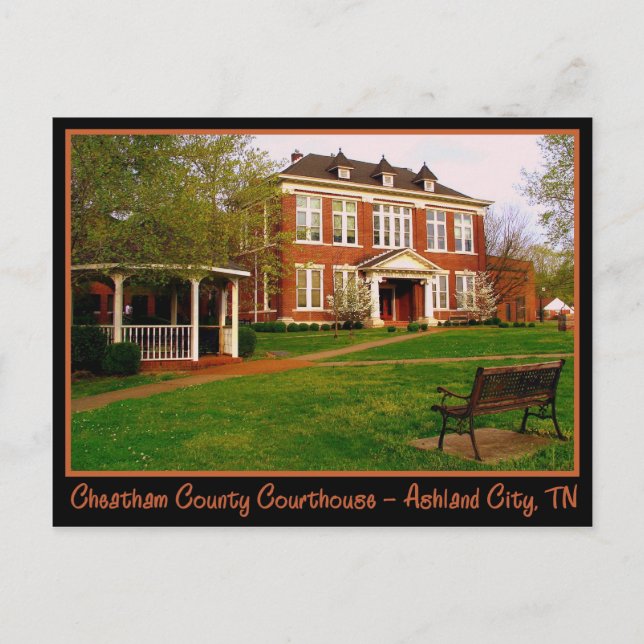 Cheatham County Courthouse - Ashland City, TN Postcard (Front)