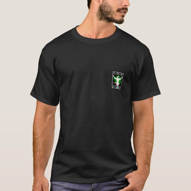 Chechen Fight Club black T-shirt (Front)