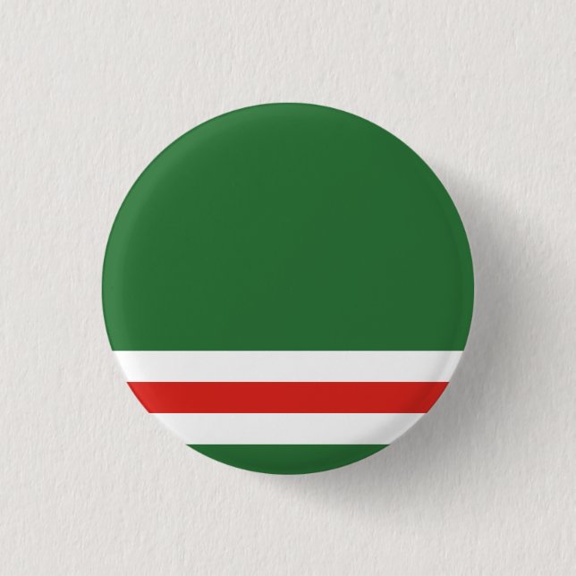Chechen Republic of Ichkeria Flag 3 Cm Round Badge (Front)