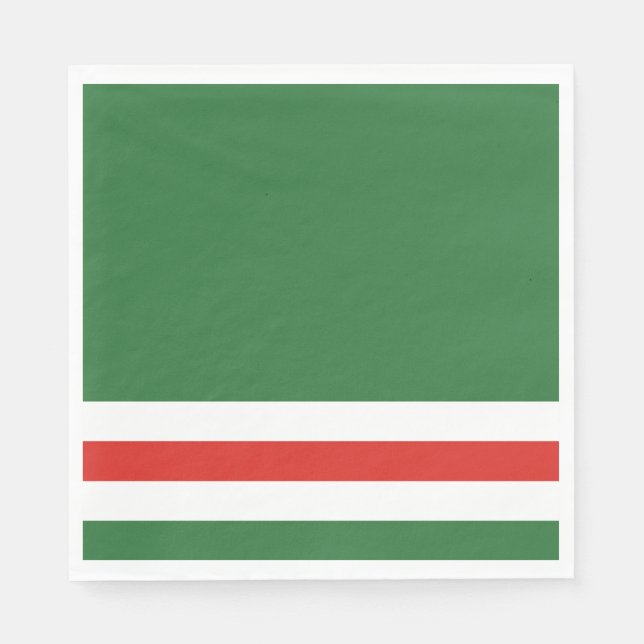 Chechen Republic of Ichkeria Flag Napkin (Front)