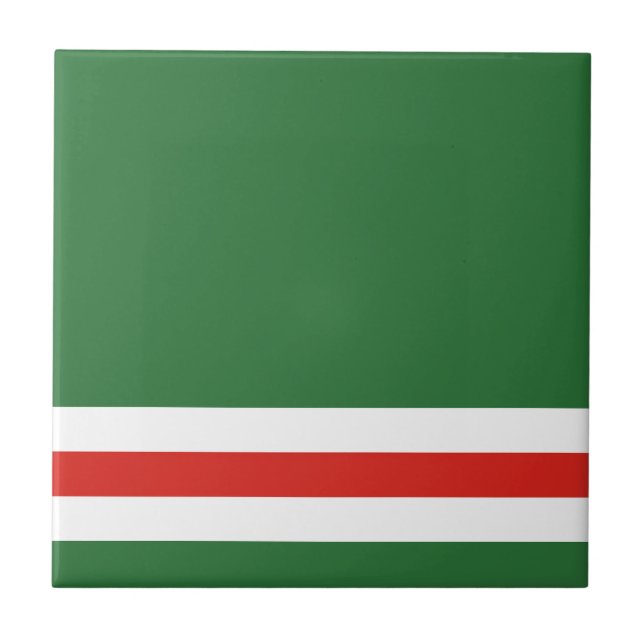 Chechen Republic of Ichkeria Flag Tile (Front)