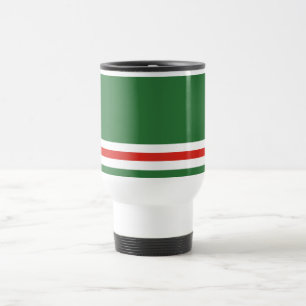 Chechen Republic of Ichkeria Flag Travel Mug