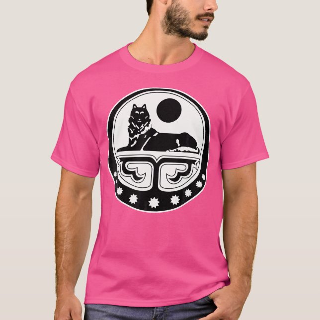 Chechen Wolf Chechnya Nationalist T-Shirt (Front)