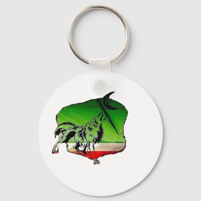 Chechnya clothing key ring (Front)