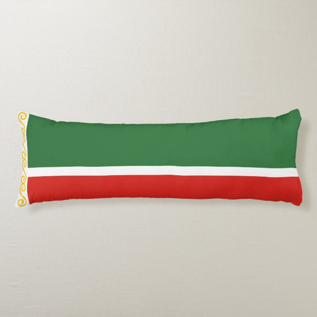 Chechnya Flag Body Cushion (Front)