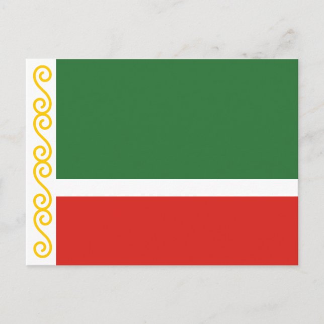 Chechnya Flag Postcard (Front)