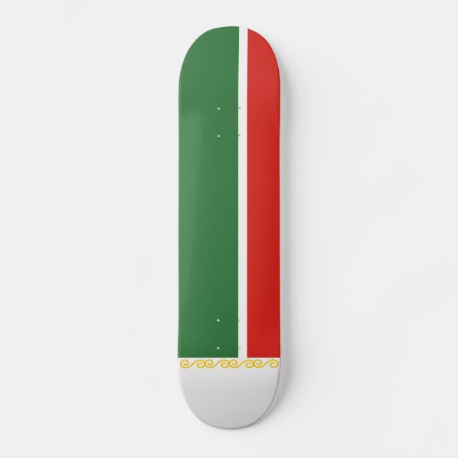 Chechnya Flag Skateboard (Front)