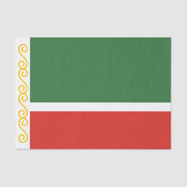 Chechnya Flag Tissue Paper (Front)