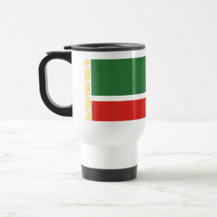 Chechnya Flag Travel Mug