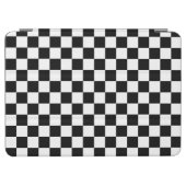 Check Black White Chequered Pattern Chequerboard iPad Air Cover (Horizontal)