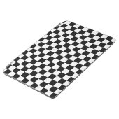 Check Black White Chequered Pattern Chequerboard iPad Air Cover (Side)