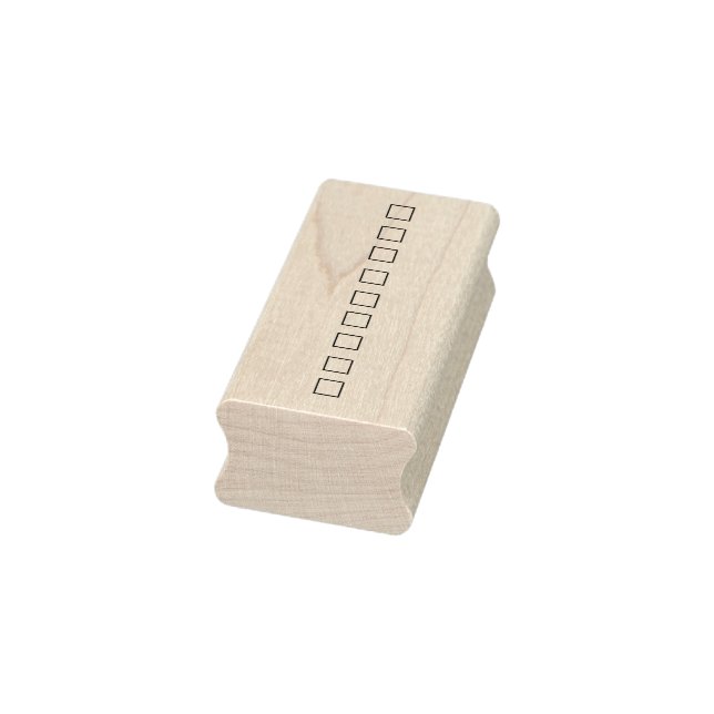 Check Box stars Checklist bullet journal Rubber Stamp (Stamp)