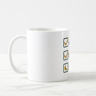 Check Check Nap Checklist Humour Coffee Mug