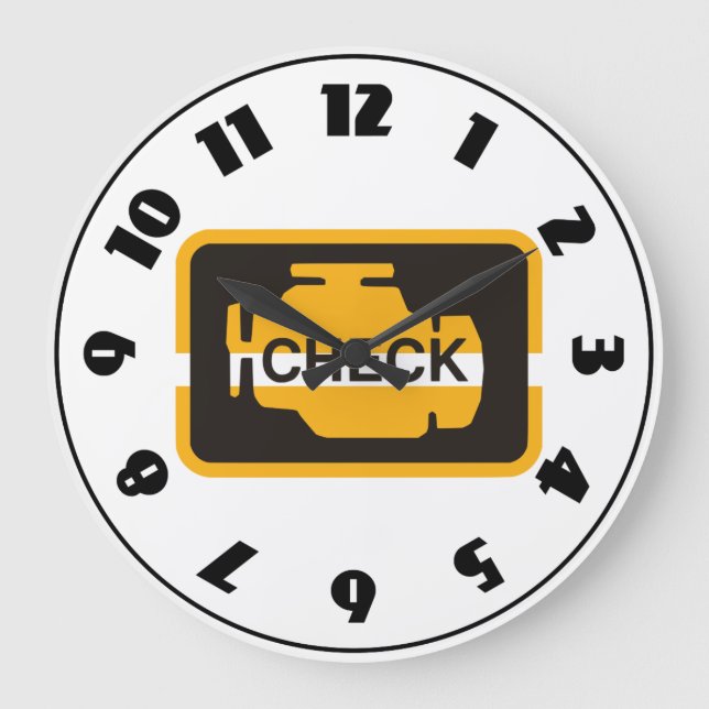 Check Engine Light Clock (Front)