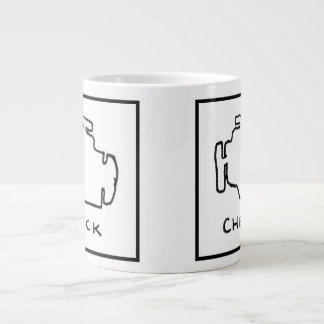 Check Engine Light Drawing Large Coffee Mug