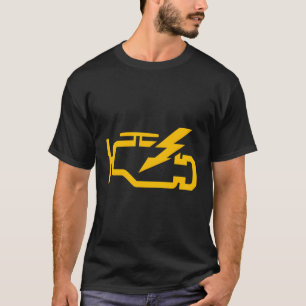 Check Engine Light Funny Automotive Mechanic Hoodi T-Shirt