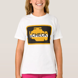 Check Engine Light Girls T-Shirt