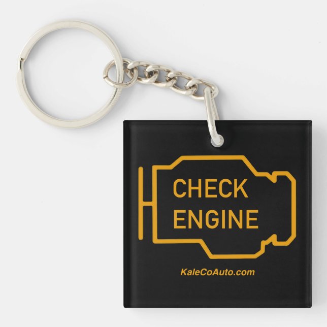 Check Engine Light Keychain (Front)