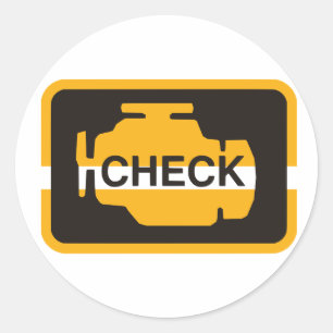 Check Engine Light Stickers