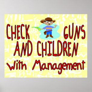 Check Guns and Children Poster